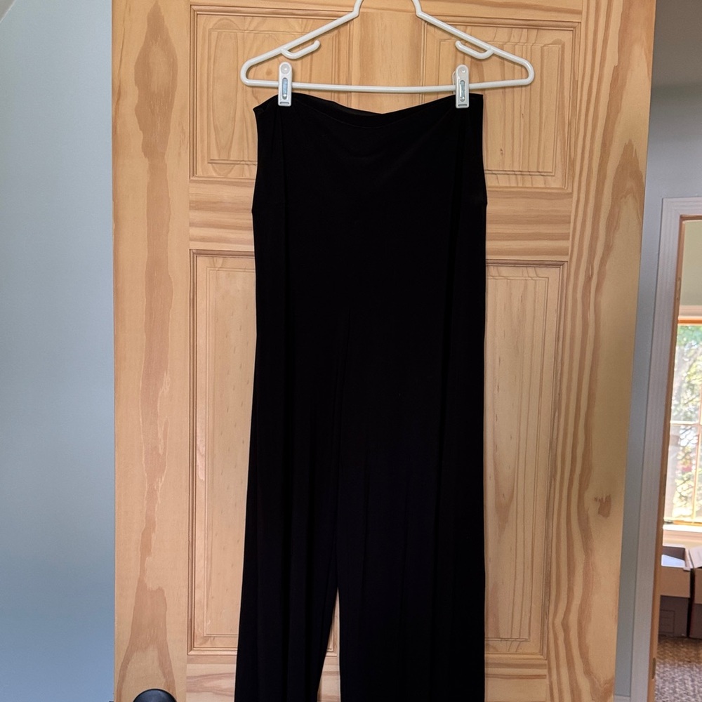 Norma Kamali Black Wide Leg Jumpsuit